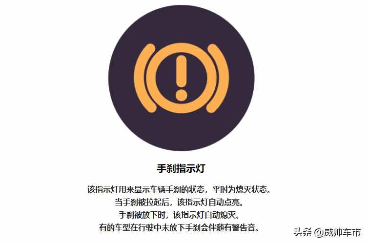 常用汽车仪表指示灯大全，看完再也不用担心不认识了