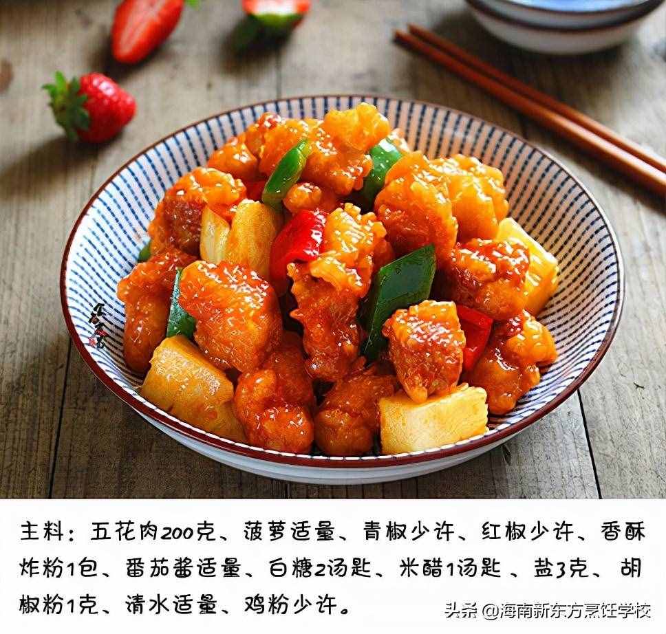教你菠萝咕噜肉的家常做法，外酥里嫩酸甜可口，大人小孩都爱吃