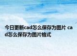 今日更新cad怎么保存为图片 cad怎么保存为图片格式
