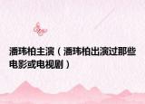 潘玮柏主演（潘玮柏出演过那些电影或电视剧）