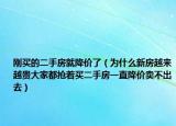 刚买的二手房就降价了（为什么新房越来越贵大家都抢着买二手房一直降价卖不出去）