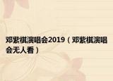 邓紫棋演唱会2019（邓紫棋演唱会无人看）