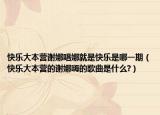 快乐大本营谢娜唱娜就是快乐是哪一期（快乐大本营的谢娜嗨的歌曲是什么?）
