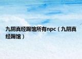 九阴真经踢馆所有npc（九阴真经踢馆）