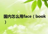 国内怎么用face（book）