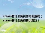 steam有什么免费的修仙游戏（steam有什么免费的小游戏）