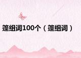 篷组词100个（篷组词）
