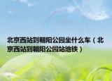 北京西站到朝阳公园坐什么车（北京西站到朝阳公园站地铁）