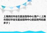 上海高校毕业生就业指导中心落户（上海市高校毕业生就业指导中心的咨询号码是多少）