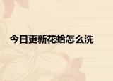 今日更新花蛤怎么洗