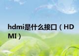 hdmi是什么接口（HDMI）