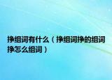挣组词有什么（挣组词挣的组词挣怎么组词）