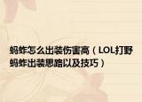 蚂蚱怎么出装伤害高（LOL打野蚂蚱出装思路以及技巧）