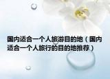 国内适合一个人旅游目的地（国内适合一个人旅行的目的地推荐）