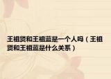 王祖贤和王祖蓝是一个人吗（王祖贤和王祖蓝是什么关系）