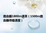 路由器1800m速率（1500m路由器传输速度）