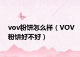 vov粉饼怎么样（VOV粉饼好不好）