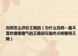 刘邦怎么评价王陵的（为什么刘邦一直不喜欢傻里傻气的王陵却在临终点明要用王陵）
