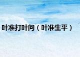 叶准打叶问（叶准生平）