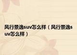风行景逸suv怎么样（风行景逸suv怎么样）