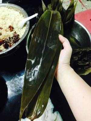 江西鲜肉粽（牛角粽）的做法 步骤6