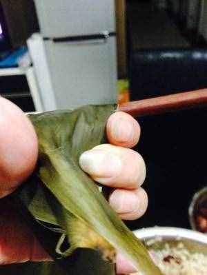 江西鲜肉粽（牛角粽）的做法 步骤12