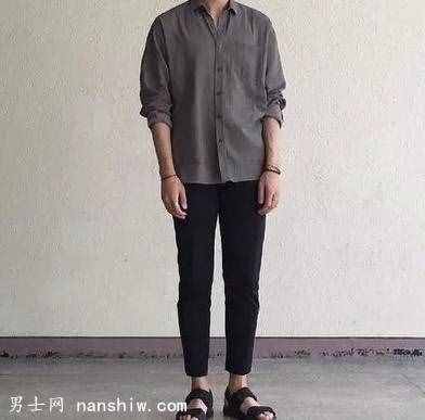 夏秋交换季8款男生搭配图，简单穿搭轻松打造帅气男