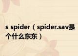 s spider（spider.sav是个什么东东）