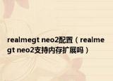 realmegt neo2配置（realme gt neo2支持内存扩展吗）