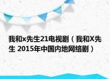 我和x先生21电视剧（我和X先生 2015年中国内地网络剧）