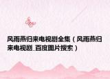 风雨燕归来电视剧全集（风雨燕归来电视剧_百度图片搜索）
