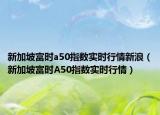 新加坡富时a50指数实时行情新浪（新加坡富时A50指数实时行情）