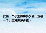 安装一个小型冷库多少钱（安装一个小型冷库多少钱）