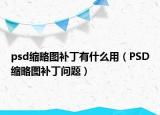 psd缩略图补丁有什么用（PSD缩略图补丁问题）