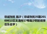 非诚勿扰 施汐（非诚勿扰35期20100613王文清向17号施汐时的背景音乐名字）