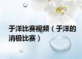 于洋比赛视频（于洋的消极比赛）