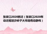 张家口2020拆迁（张家口2020年动迁规划沙岭子大市场有动静吗）
