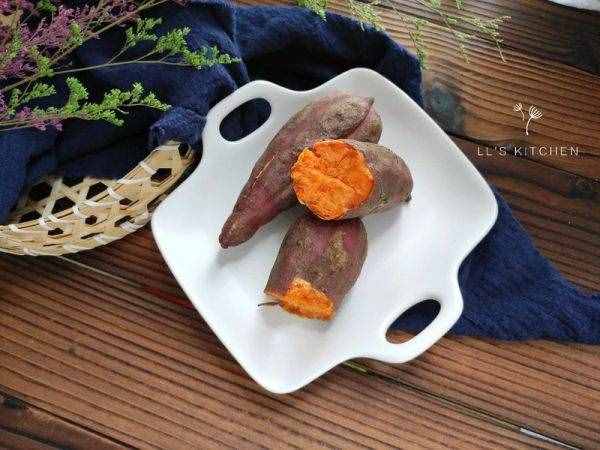 #父亲节，给老爸做道菜#三步做好：微波炉烤地瓜