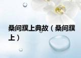 桑间濮上典故（桑间濮上）