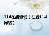 114在线查询（在线114网络）
