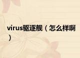 virus驱逐舰（怎么样啊）