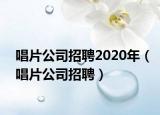 唱片公司招聘2020年（唱片公司招聘）