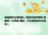 邹城四中分班问班（有四中的学姐吗 我是初一小学妹 想问一下分班有好坏分班吗）