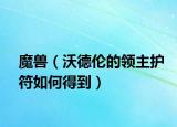 魔兽（沃德伦的领主护符如何得到）
