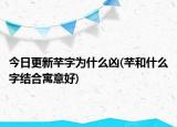 今日更新芊字为什么凶(芊和什么字结合寓意好)