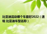 比亚迪混动哪个车最好2022（速锐 比亚迪车型名称）