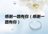 感谢一路有你（感谢一路有你）