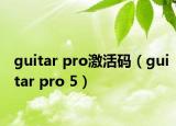 guitar pro激活码（guitar pro 5）