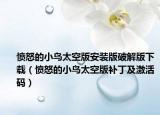 愤怒的小鸟太空版安装版破解版下载（愤怒的小鸟太空版补丁及激活码）