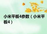 小米平板4参数（小米平板4）
